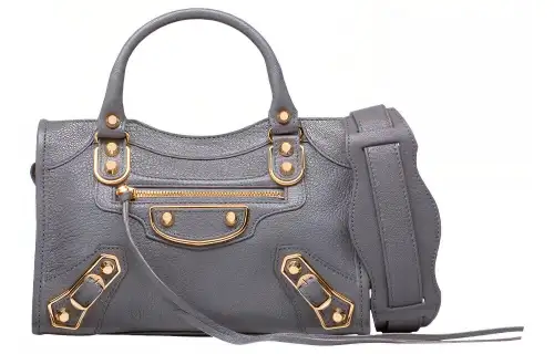 Balenciaga Sheepskin Crossbody Bag, Shoulder Bag Women's Gray