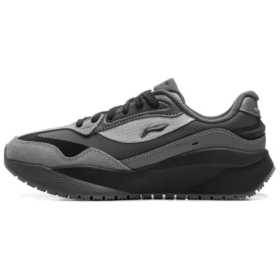 LINING Load Capacity 2.0 Casual Shoes Women's Low-Top Asphalt Gray/Obsidian Gray