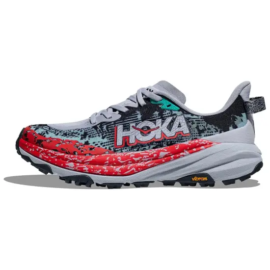 HOKA ONE ONE SPEEDGOAT 6 Running Shoes Women's Low-Top Gull Gray/Storm Blue