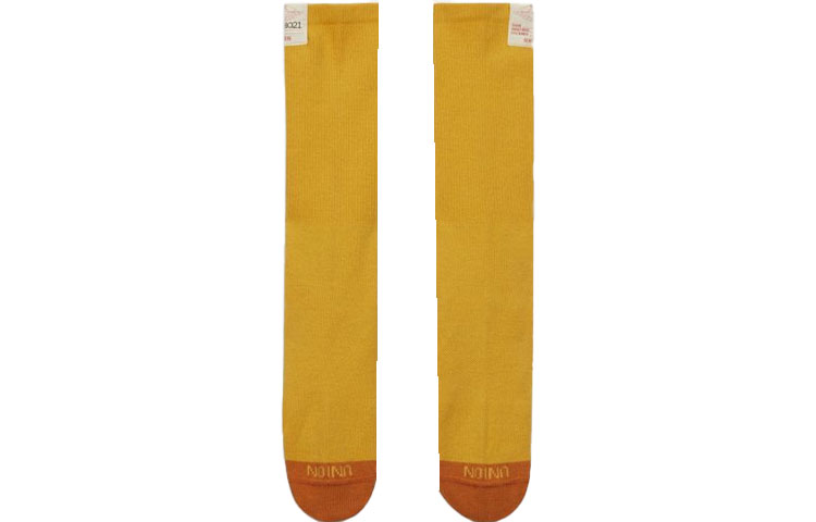 Jordan X Union Socks Sport Gold/Sunset/Habanero Red