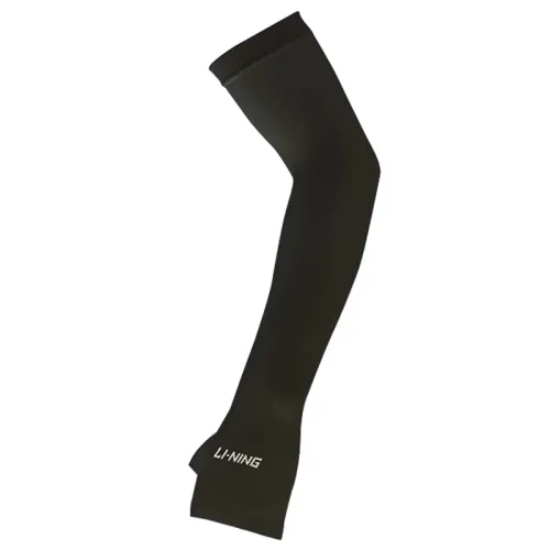 Li Ning, basketball silk breathable long comfortable elbow pads for cycling for gym, black sleeves for men and women