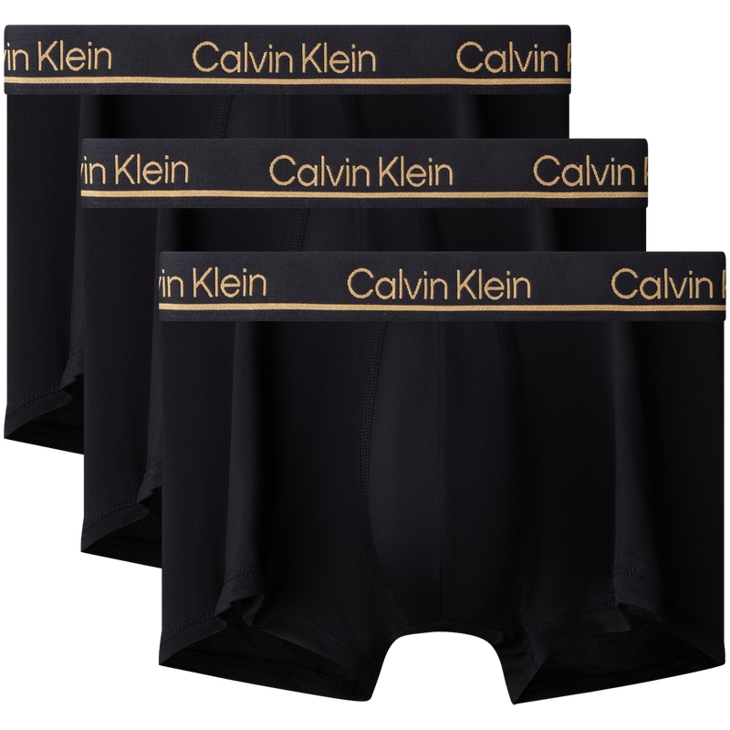 Мужские трусы CALVIN KLEIN Boxers (3 шт.) (черные)