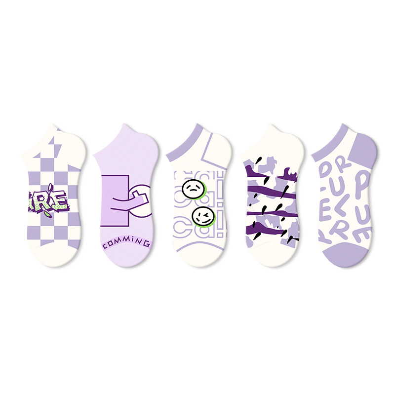 JKN Ankle Socks Unisex 5 Pack Box Included