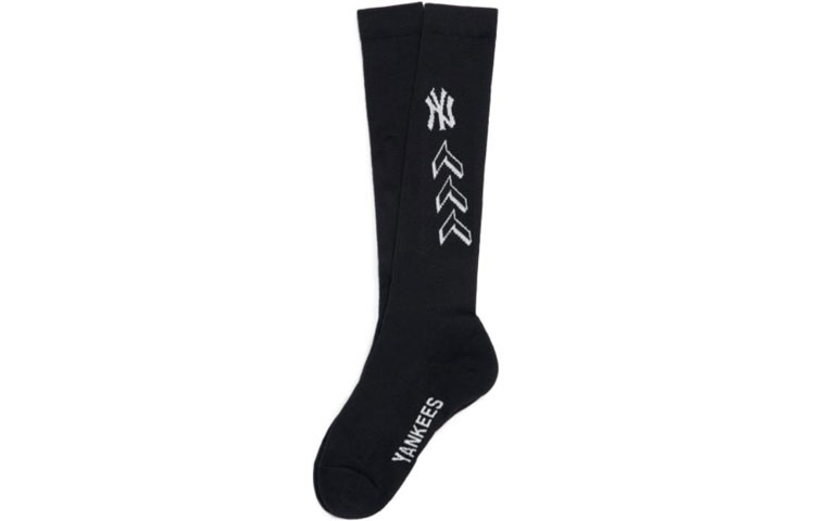MLB Knee High Socks 1 Pack Unisex Black