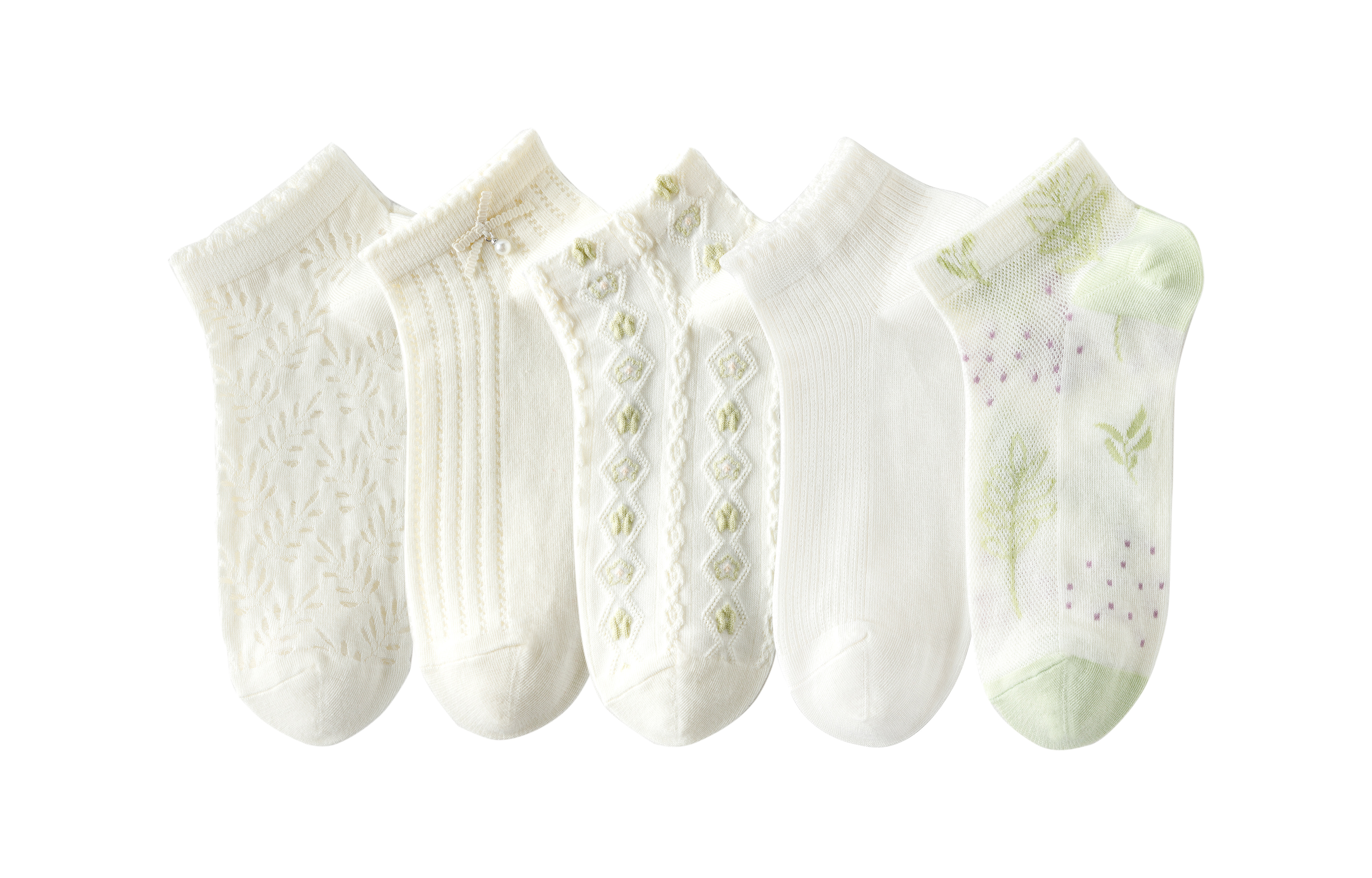 Caramella No Show Socks Women’s 5 Pack