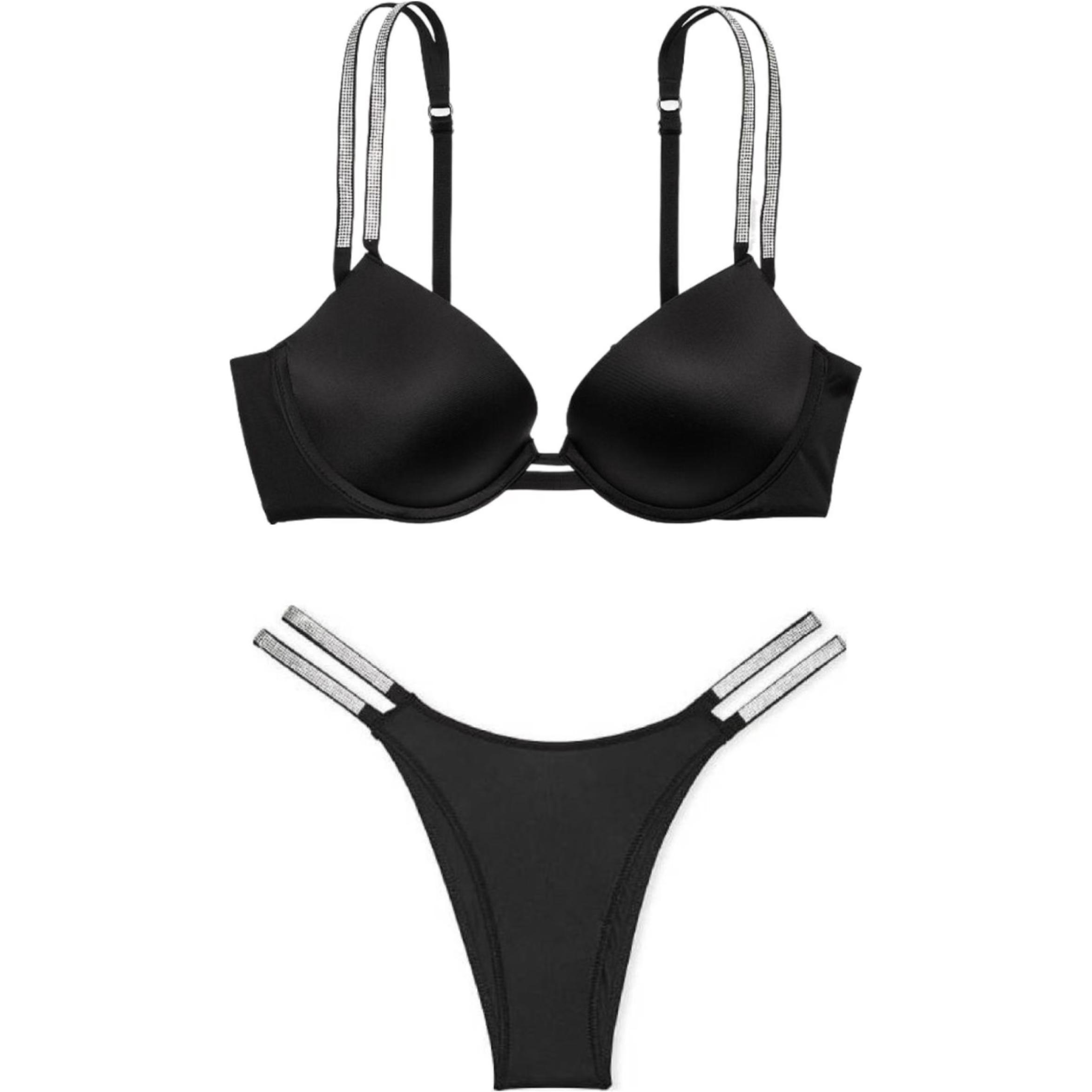 Женское нижнее белье Victoria's Secret (черное)