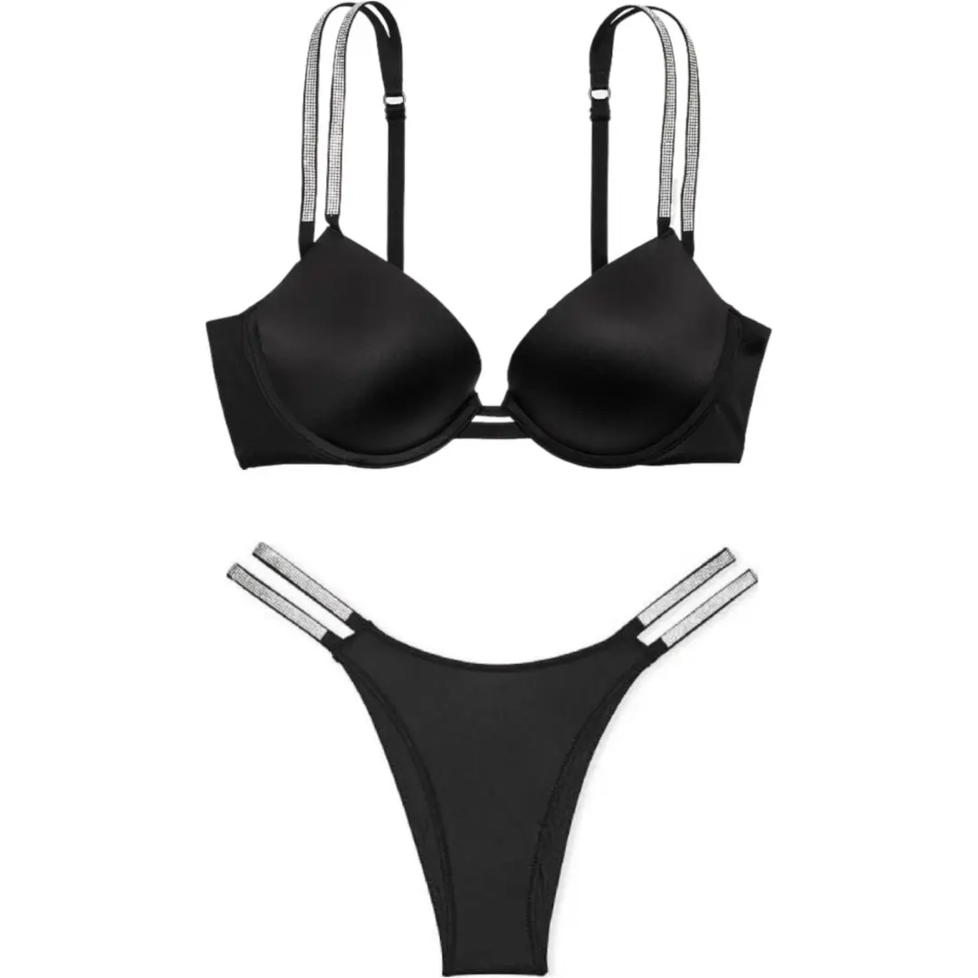 Victoria's Secret Underwear Set Women's Black