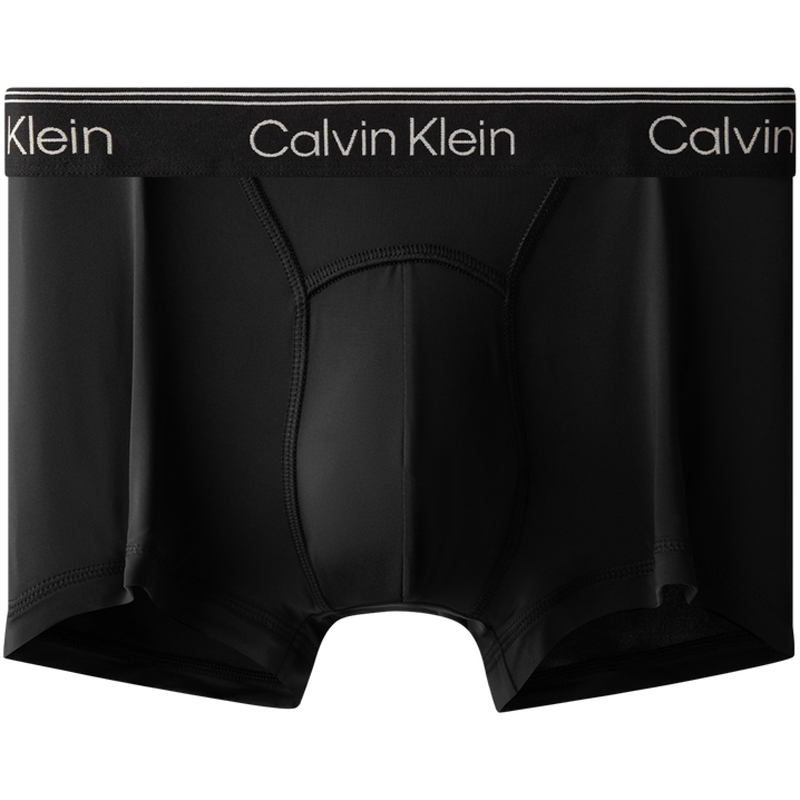 Мужские трусы-боксеры CALVIN KLEIN с фирменной резинкой (черные)