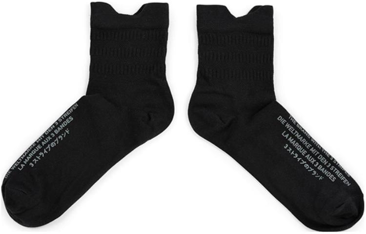 Adidas Originals Letter Print Crew Socks Men’s Black