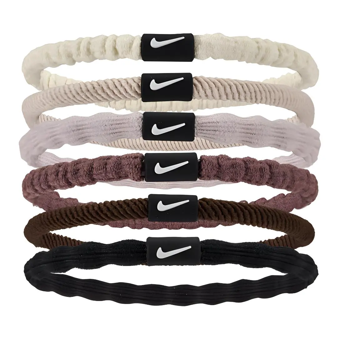Nike Hair Tie Unisex White/Beige/Pink/Umber/Brown/Black