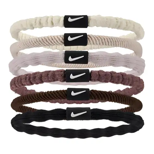 Nike Silk Hair Tie Unisex White/Beige/Pink/Umber/Brown/Black
