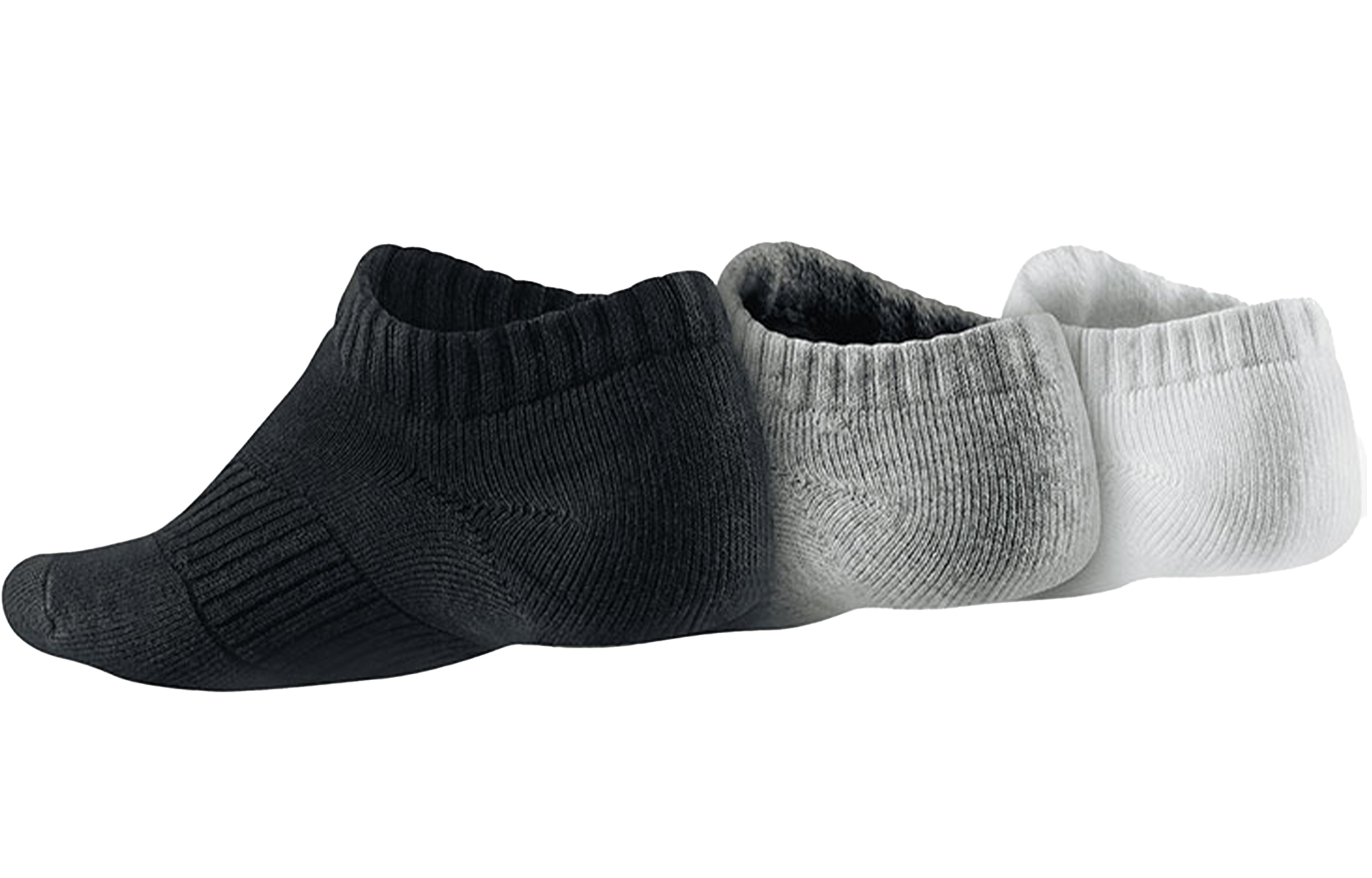 Nike Ankle Socks Unisex 3 Pack White/Gray/Black