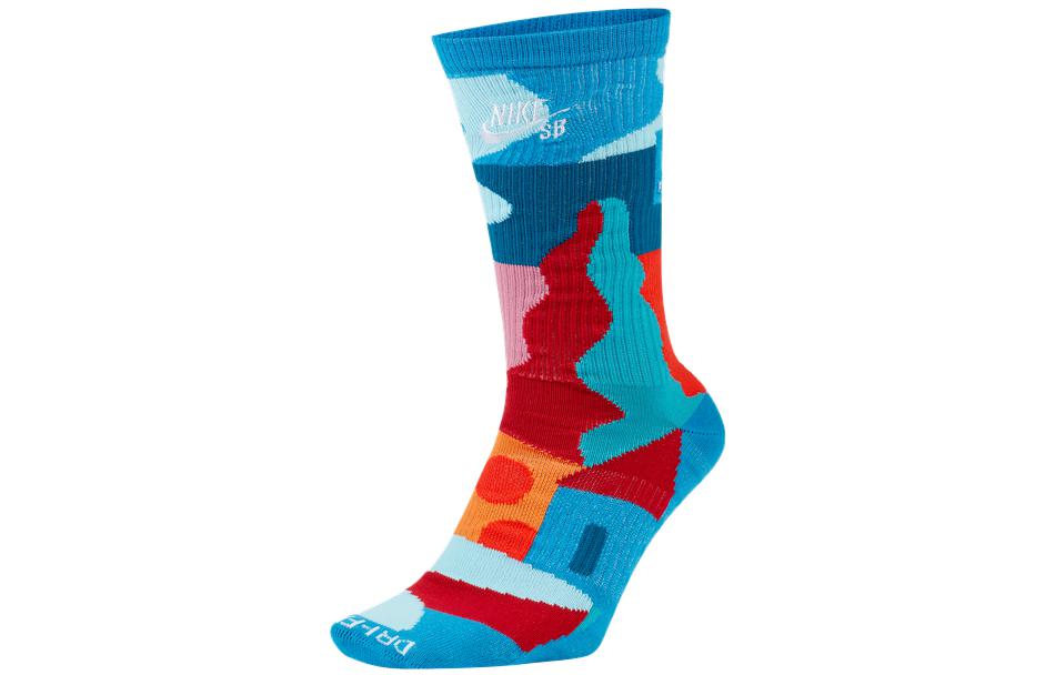 Nike Sb X Parra France Federation Kit Socks Neptune Blue/White