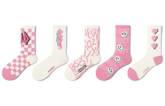Primeet Crew Socks Unisex 5 Pack