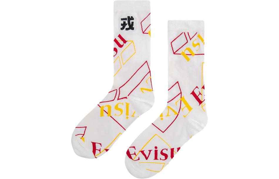 EVISU Unisex Crew Socks