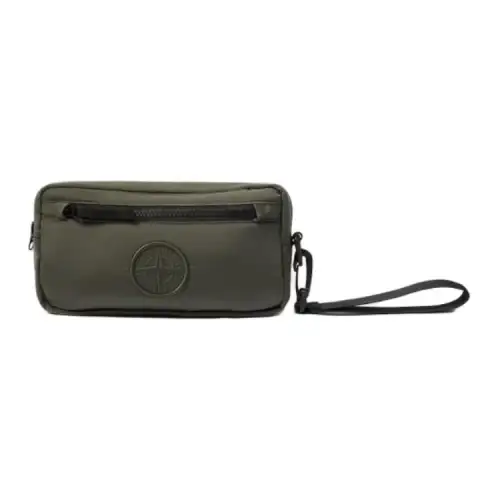 STONE ISLAND Nylon Handbag Clutch Men's Musk Green