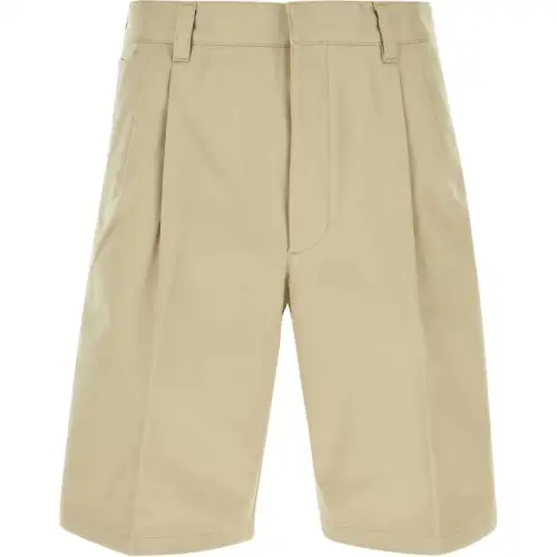 PRADA Pleated Knee Length Shorts