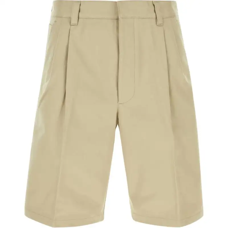 PRADA Pleated Knee Length Shorts