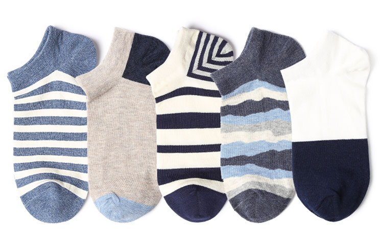 Primeet Ankle Socks Spring Summer Unisex 5 Pack