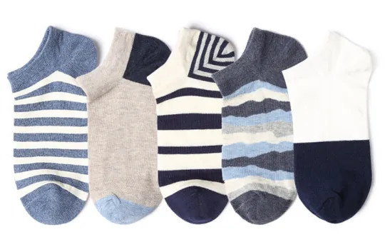 Primeet Ankle Socks Spring Summer Unisex 5 Pack