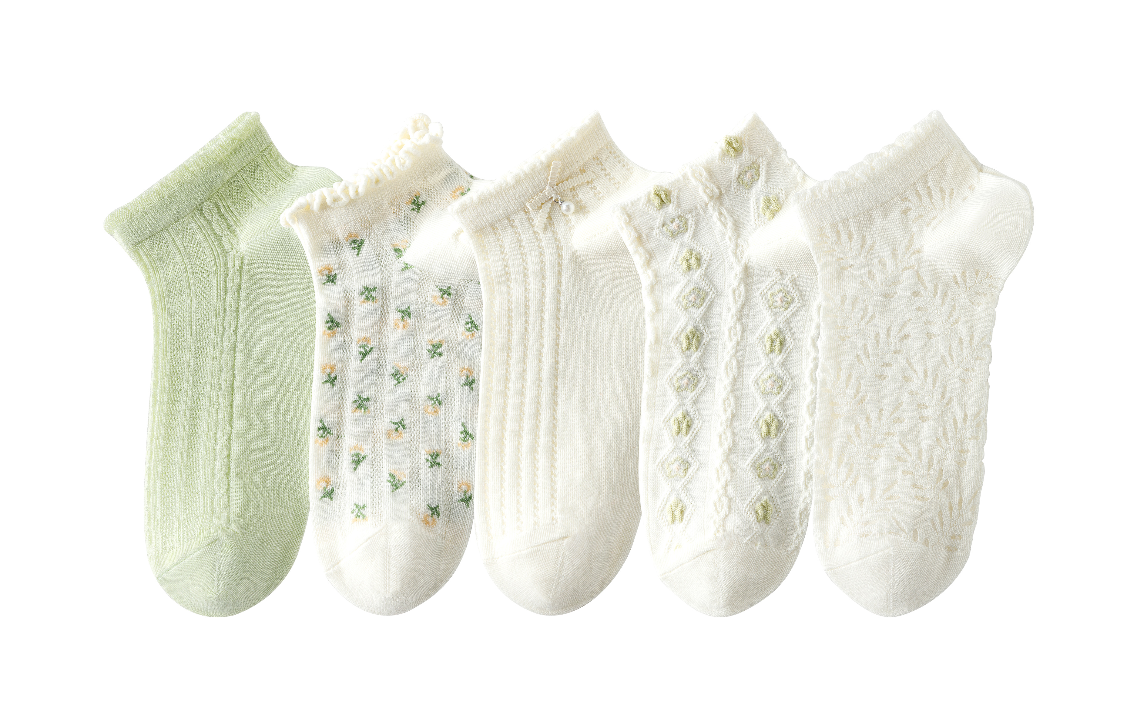 Caramella No Show Socks Women’s 5 Pack