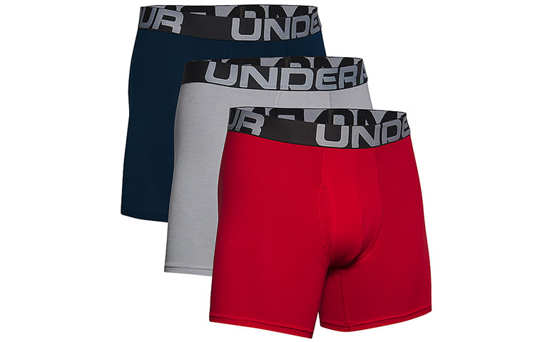 Мужские трусы Under Armour Cotton Logo 3 пары (разноцветные)