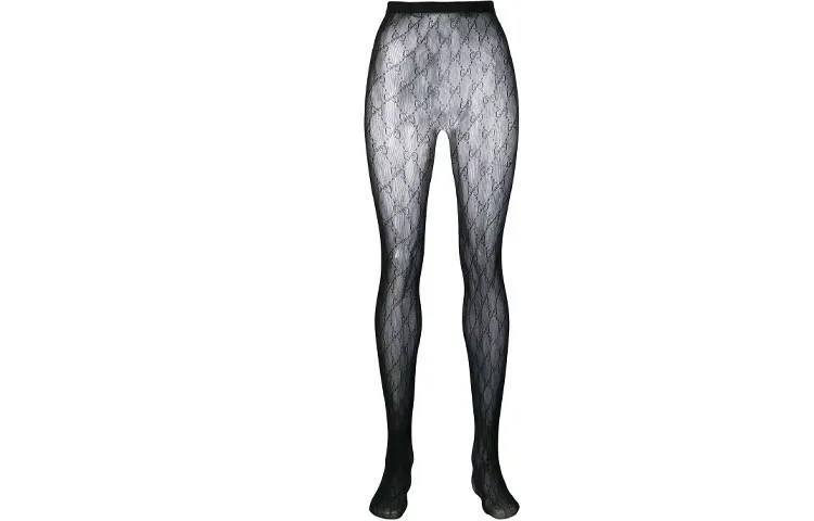 GUCCI Interlocking G Supremelis Tights 'Black'