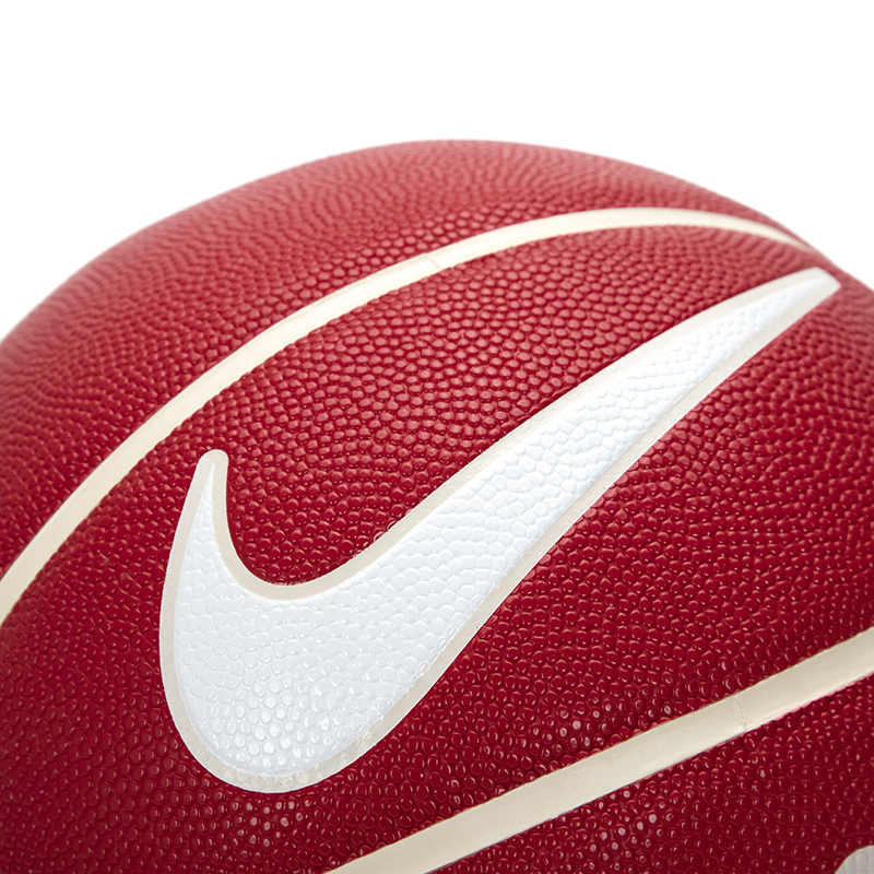 Nike Artificial Leather Basketball Red White Size 7 Training Competition Unisex