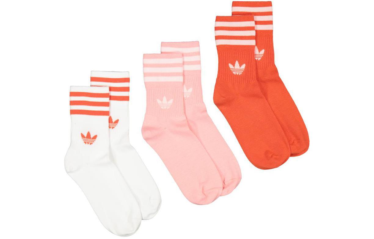Adidas Originals Crew Socks Unisex Couple’s