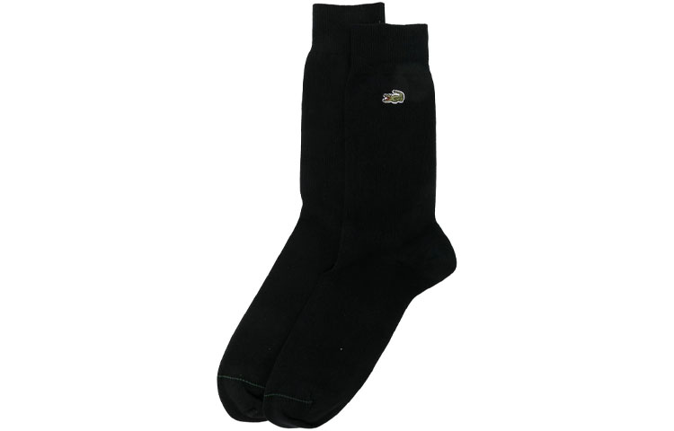 LACOSTE Crew Socks Men’s 1 Pack Black