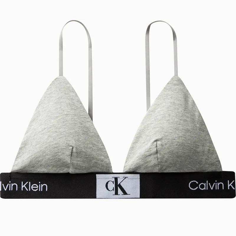 CALVIN KLEIN CK96 Bra Women's Coconut Gray