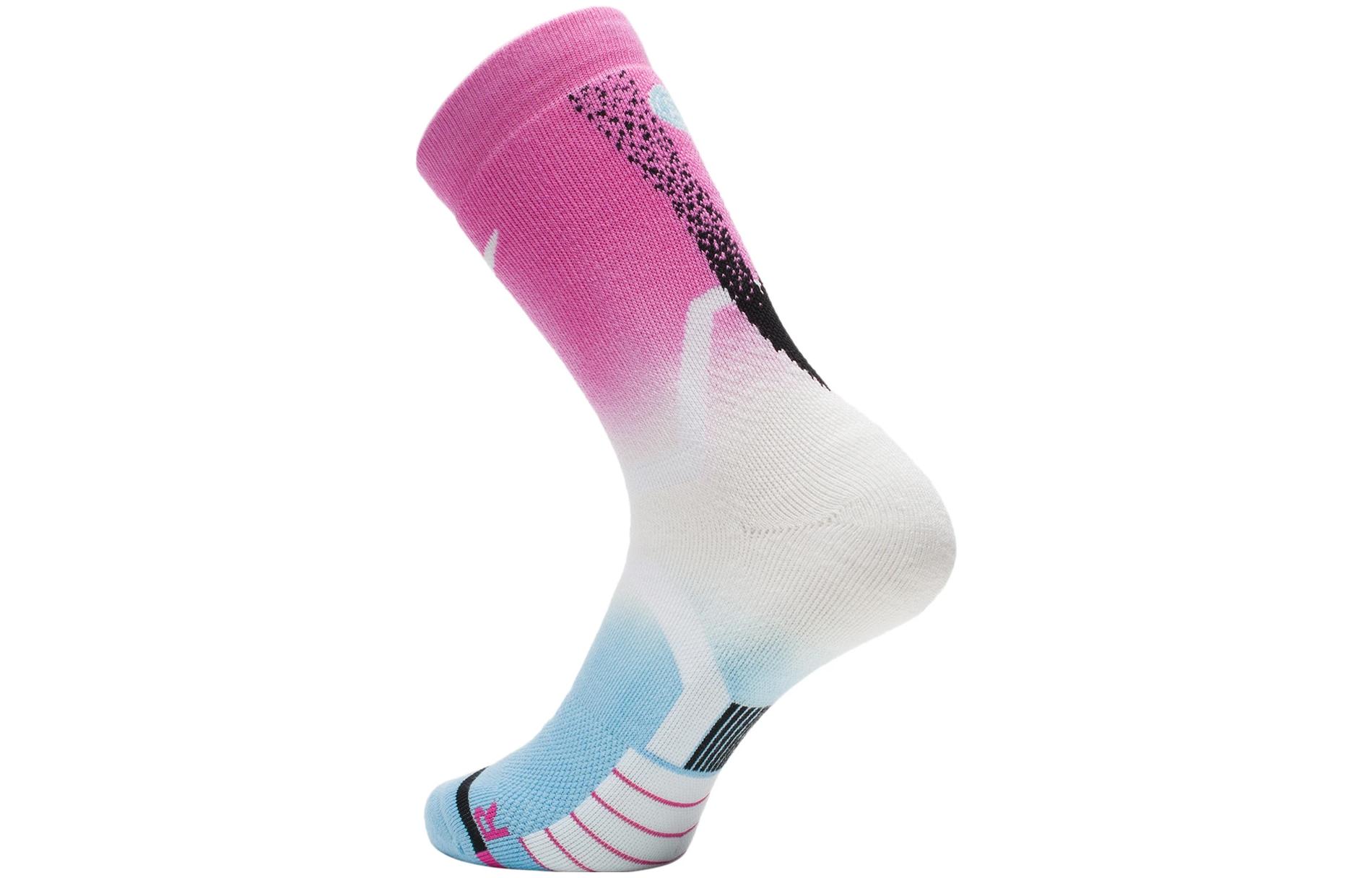 Li Ning Basketball Collection Basketball Socks Unisex 1 Pack Blue Pink