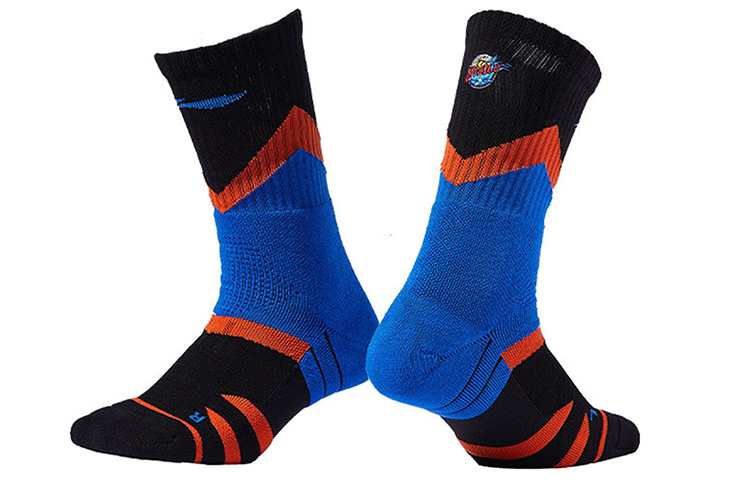 Li Ning Basketball Socks Men’s Combo Set Black Blue Orange
