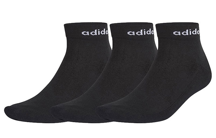 Adidas Neo Ankle Socks Unisex 3 Pack Black
