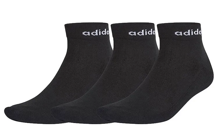Adidas Neo Ankle Socks Unisex 3 Pack Black