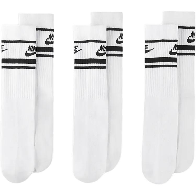 Nike Crew Socks Men’s 3 Pack White