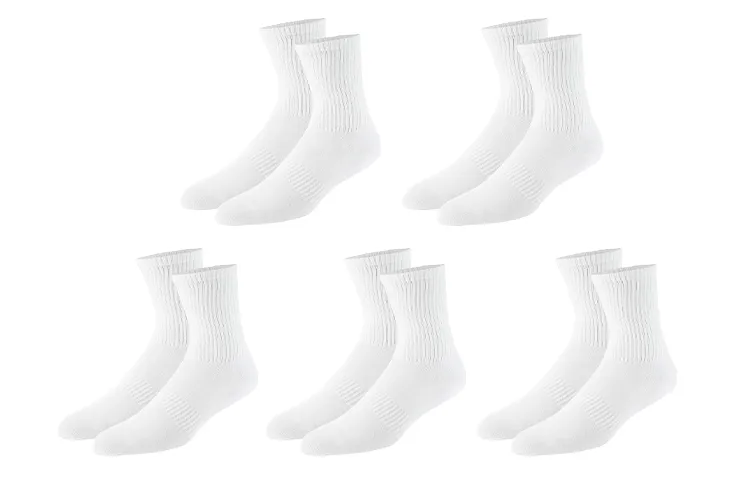 Primeet FW23 Crew Socks Unisex 5 Pack