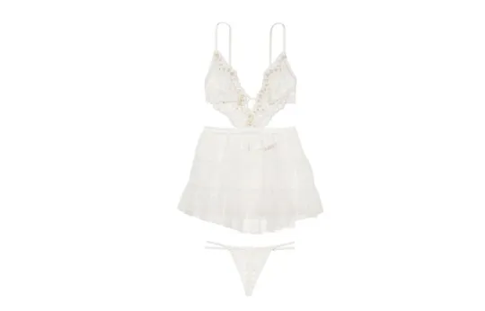Victoria's Secret Underwear Set Women's White
