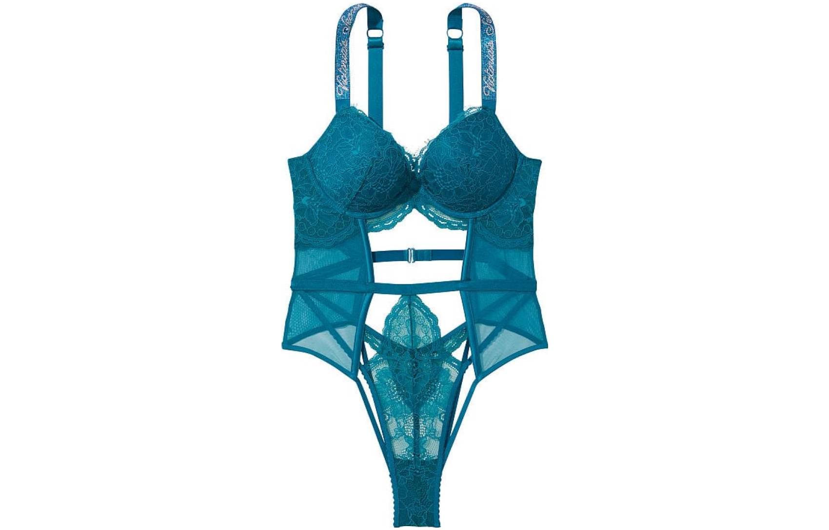Женское боди Victoria's Secret (синее)