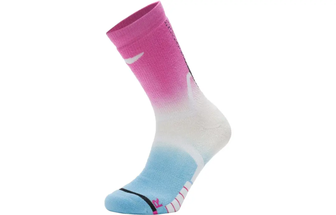 Li Ning Basketball Collection Basketball Socks Unisex 1 Pack Blue Pink
