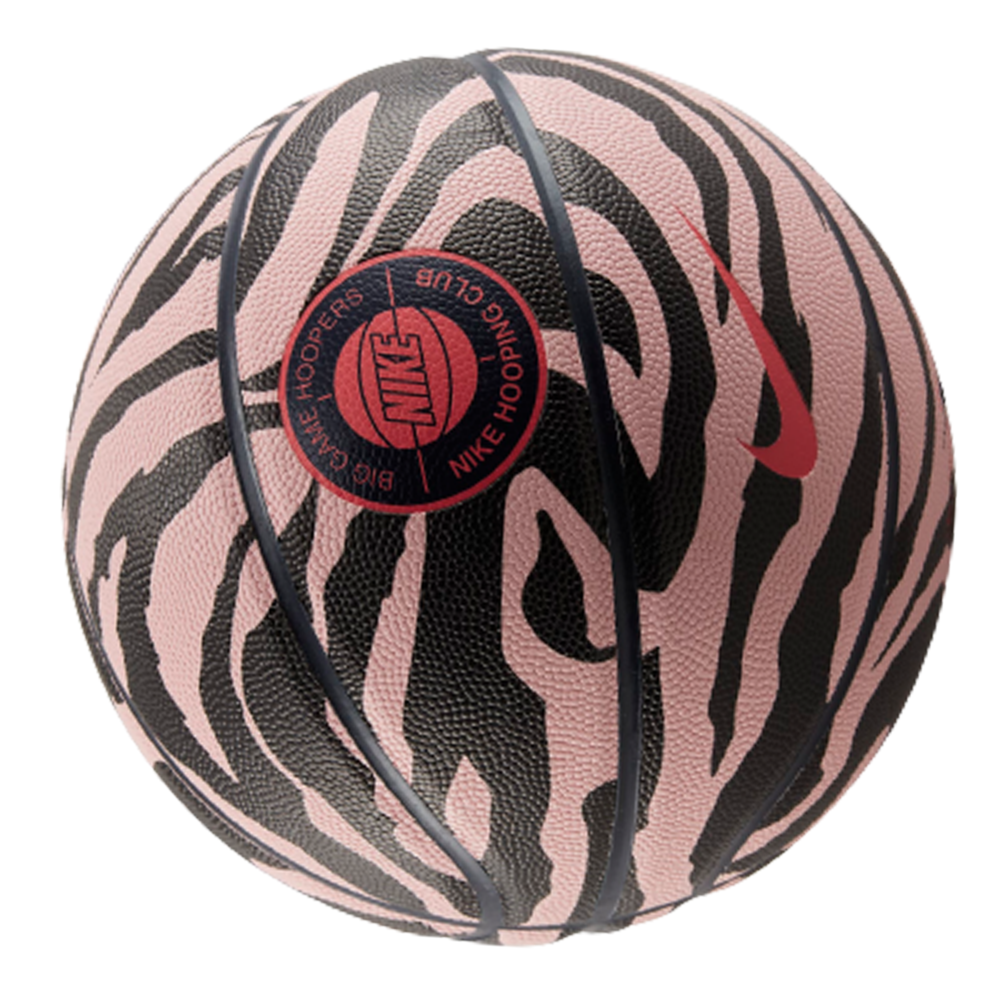 Nike Artificial Leather Basketball Black Pink Size 7 Ball Training Competition Unisex