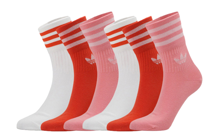 Adidas Originals Crew Socks Unisex Couple’s
