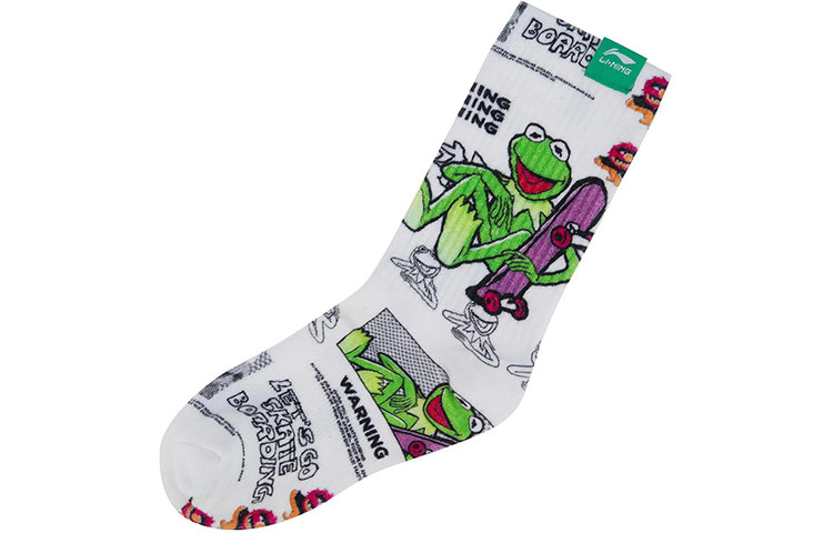 Li Ning x Disney Crew Socks Unisex 1 Pack White