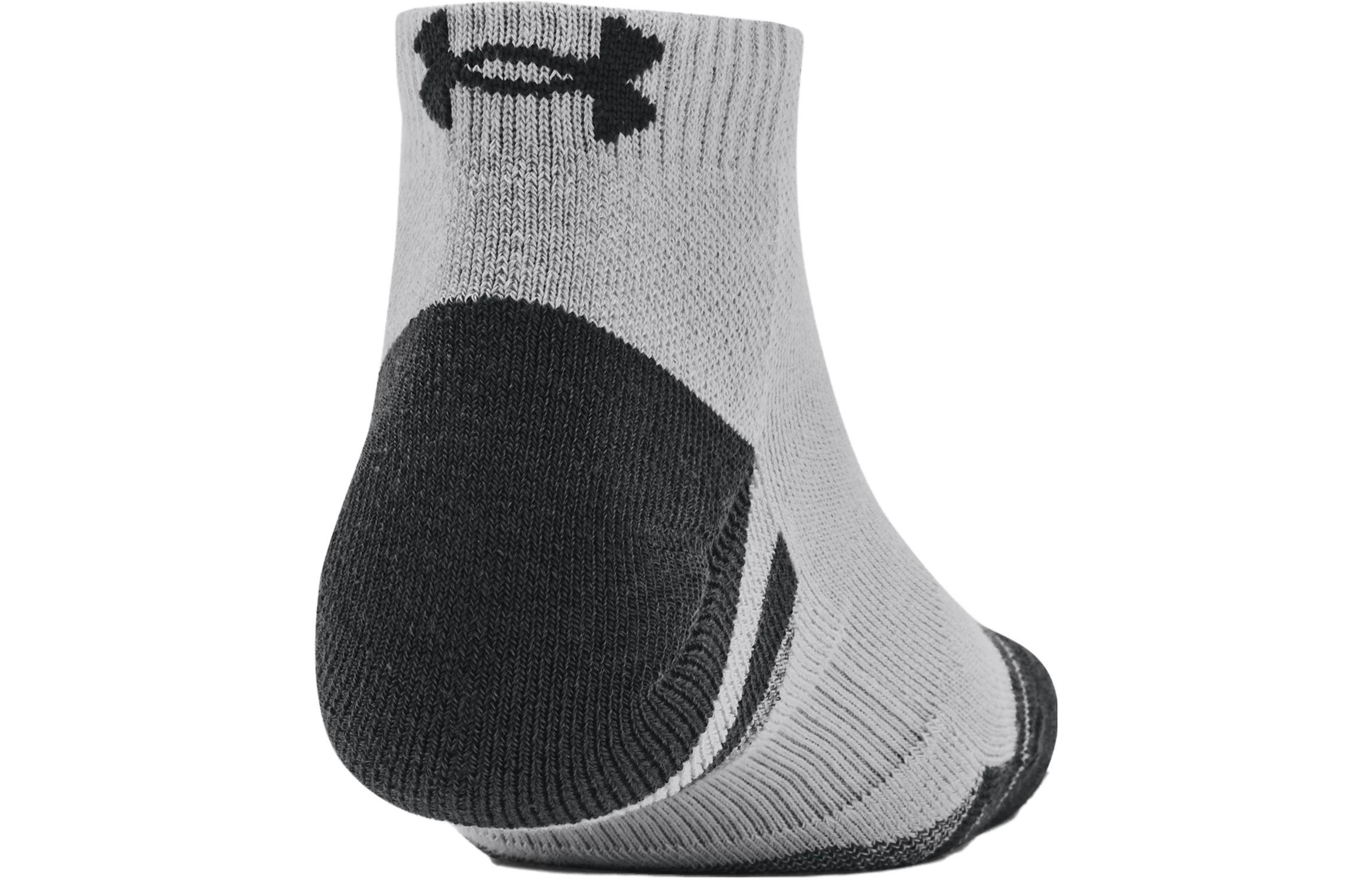 Under Armour Performance Tech Low Cut Ankle Socks Unisex 3 Pack White+Black+Gray