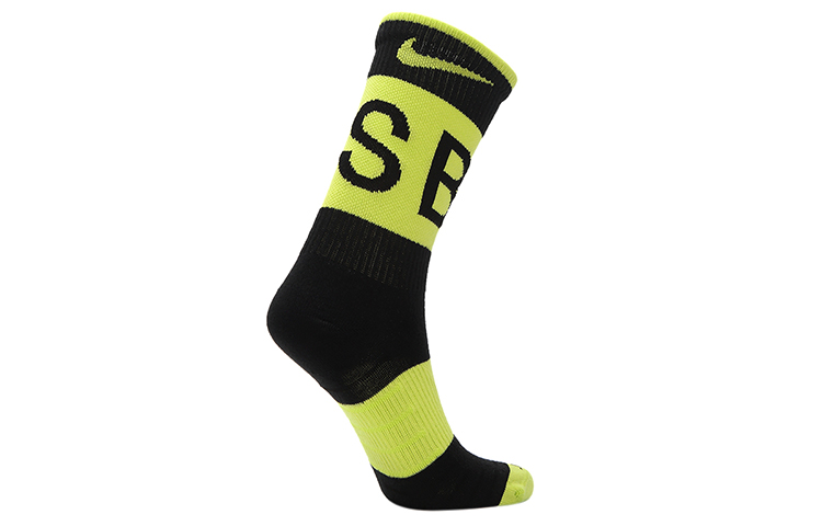 Носки Nike SB Everyday Max Lightweight 3 (черно-желто-серые) — фото 5