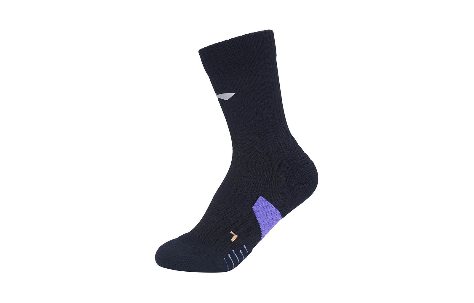 Li Ning SS23 Crew Socks Unisex 1 Pack Black