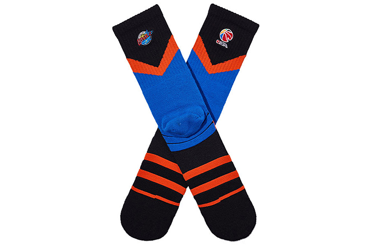 Li Ning Basketball Socks Men’s Combo Set Black Blue Orange