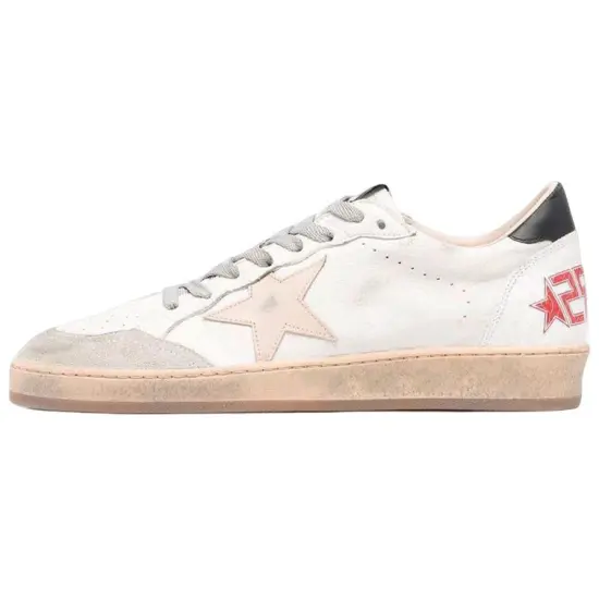 Golden Goose Ball Star Low Top Athletic Shoes Skateboard Shoes Men's White