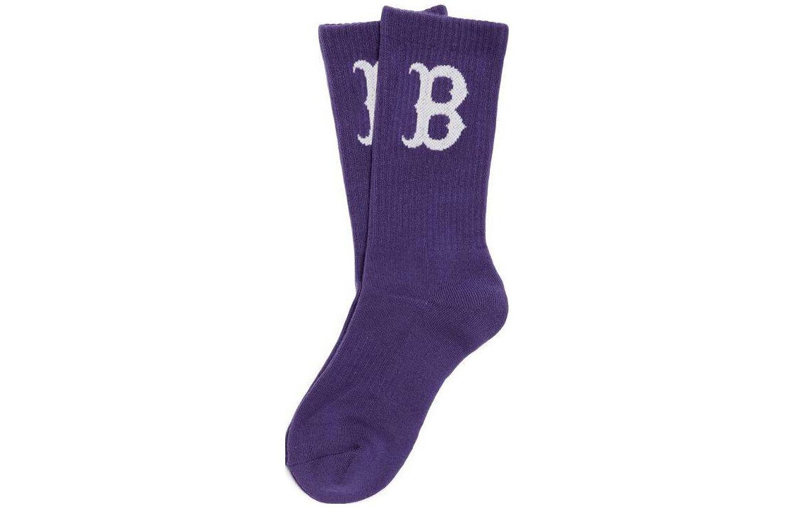 MLB Boston Red Sox Crew Socks Unisex 1 Pack Dark Purple