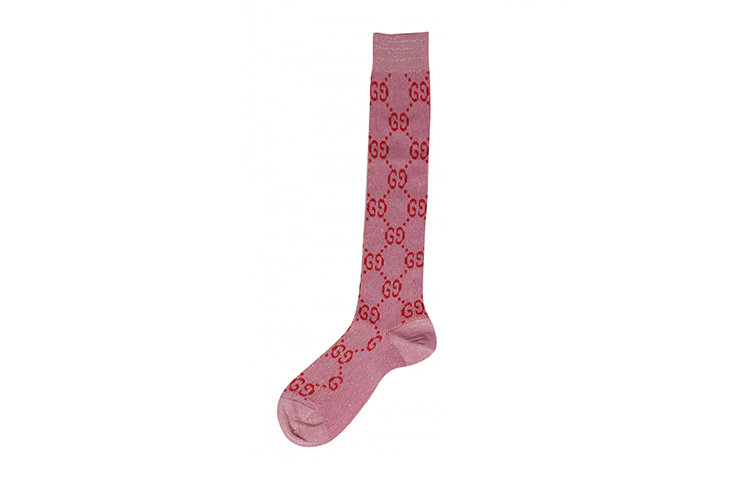 GUCCI Cotton Gg Socks ‘Roseate/Pink’